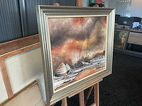 Schilderij j. van de walle - afbeelding 3 van  7