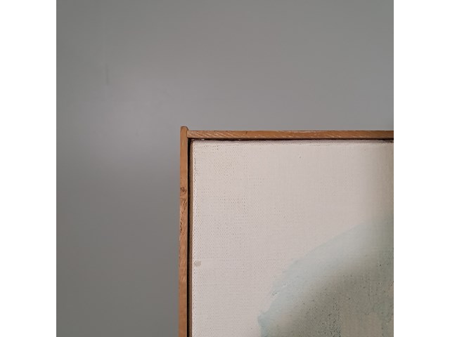 Schilderij, j. van genk, causaliteit, 1982 - afbeelding 5 van  7