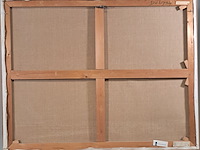 Schilderij, j. van genk, causaliteit, 1982 - afbeelding 6 van  7