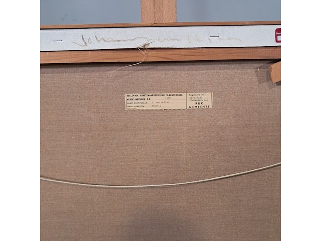Schilderij, j. van hoften, kroon 2 - afbeelding 4 van  5