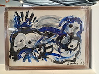 Schilderij, jacob kanbier, abstracte compositie acryl, 2006 - afbeelding 1 van  7