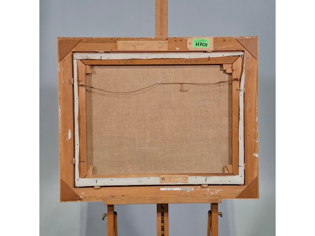 Schilderij, j.a.v. stierhout, het ij - afbeelding 5 van  6