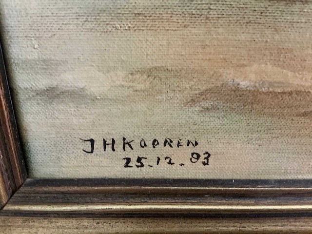 Schilderij j.h. kooren - afbeelding 5 van  6