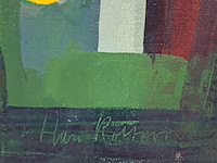 Schilderij, johannes rotteveel, stedelijk aspect, 1968 - afbeelding 3 van  9