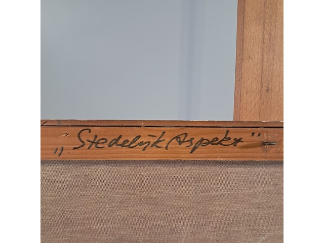 Schilderij, johannes rotteveel, stedelijk aspect, 1968 - afbeelding 7 van  9