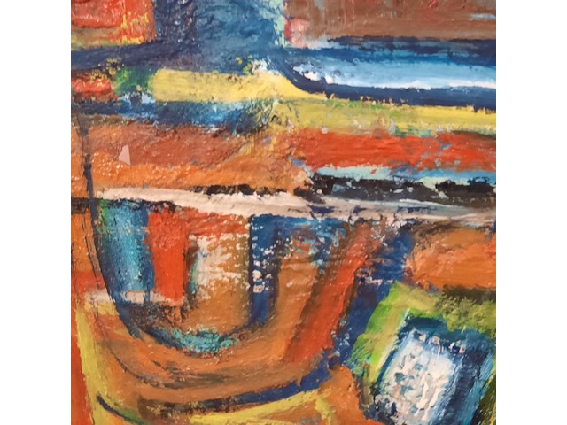 Schilderij, k. meester, weerspiegeling land - afbeelding 4 van  7