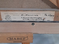 Schilderij, k. meester, weerspiegeling land - afbeelding 7 van  7