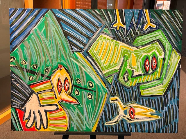 Schilderij “kunstenaar en titel onbekend” - afbeelding 2 van  7