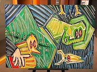 Schilderij “kunstenaar en titel onbekend” - afbeelding 2 van  7