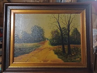 Schilderij landschap 51x40cm aantal 1 stuks. - afbeelding 2 van  3