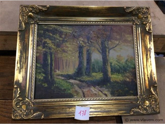 Schilderij landschap b:51 h:41 - afbeelding 1 van  2