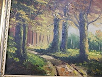 Schilderij landschap b:51 h:41 - afbeelding 2 van  2