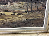 Schilderij landschap getekend - afbeelding 4 van  4