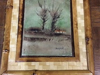 Schilderij landschap getekend - afbeelding 1 van  3