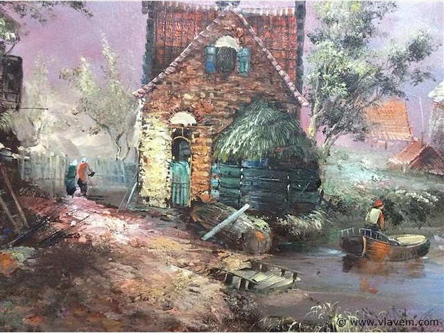 Schilderij: landschap - afbeelding 2 van  3