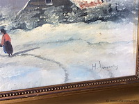 Schilderij ( lichte schade ) 53/72 - afbeelding 3 van  3