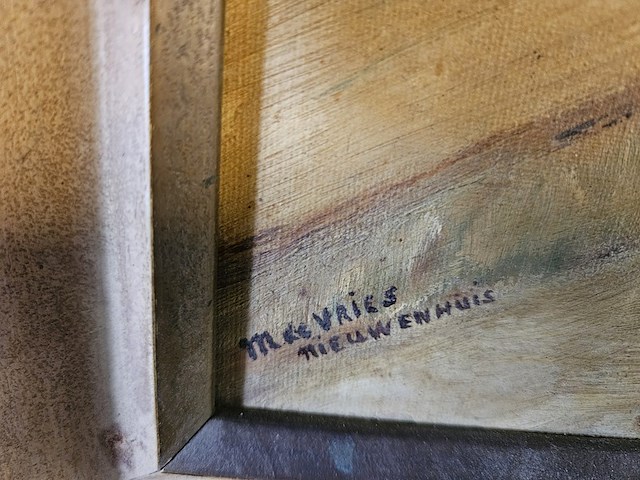 Schilderij, m de vries - nieuwenhuis - afbeelding 3 van  3