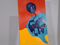 Schilderij, m. pauptit, vacantie 1974 - afbeelding 9 van  16