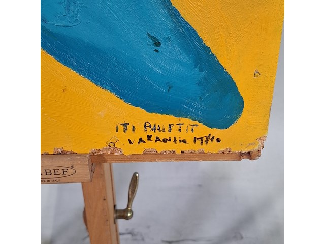 Schilderij, m. pauptit, vacantie 1974 - afbeelding 13 van  16