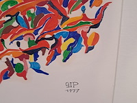 Schilderij, m.a.j. verleg, sterk maken, 1977 - afbeelding 4 van  8