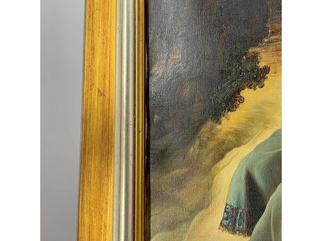 Schilderij, 'man met baard' - afbeelding 9 van  13
