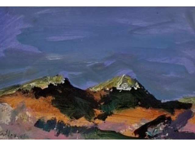 Schilderij, maya wildevuur (1944-2023), texel, 1995 - afbeelding 1 van  6