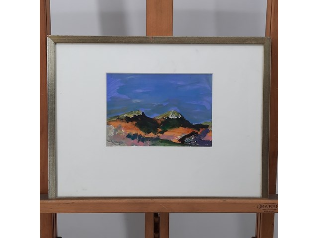Schilderij, maya wildevuur (1944-2023), texel, 1995 - afbeelding 2 van  6