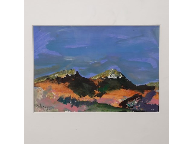 Schilderij, maya wildevuur (1944-2023), texel, 1995 - afbeelding 3 van  6