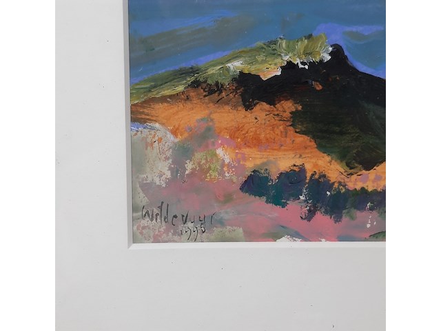 Schilderij, maya wildevuur (1944-2023), texel, 1995 - afbeelding 4 van  6