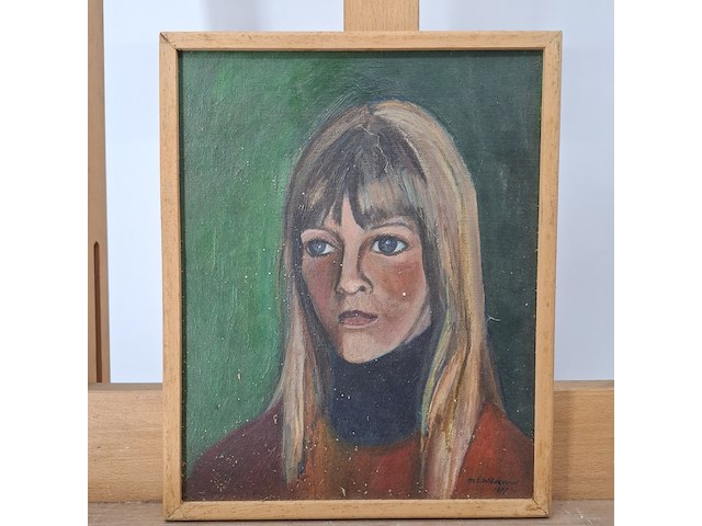 Schilderij, maya wildevuur, 1977 - afbeelding 2 van  8