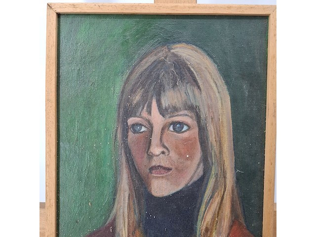 Schilderij, maya wildevuur, 1977 - afbeelding 3 van  8