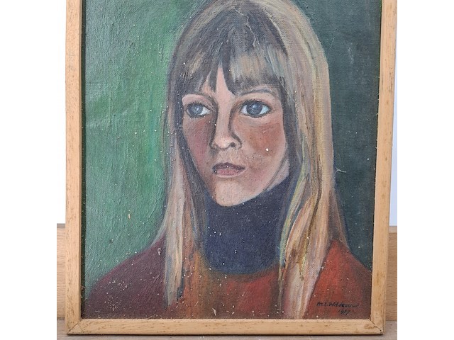 Schilderij, maya wildevuur, 1977 - afbeelding 4 van  8