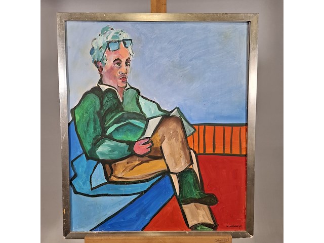 Schilderij, maya wildevuur, 1986 - afbeelding 2 van  8