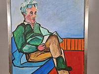 Schilderij, maya wildevuur, 1986 - afbeelding 2 van  8
