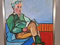 Schilderij, maya wildevuur, 1986 - afbeelding 4 van  8