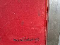 Schilderij, maya wildevuur, 1986 - afbeelding 5 van  8