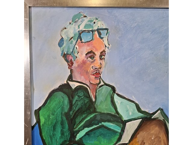 Schilderij, maya wildevuur, 1986 - afbeelding 7 van  8