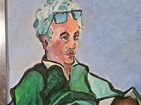 Schilderij, maya wildevuur, 1986 - afbeelding 7 van  8