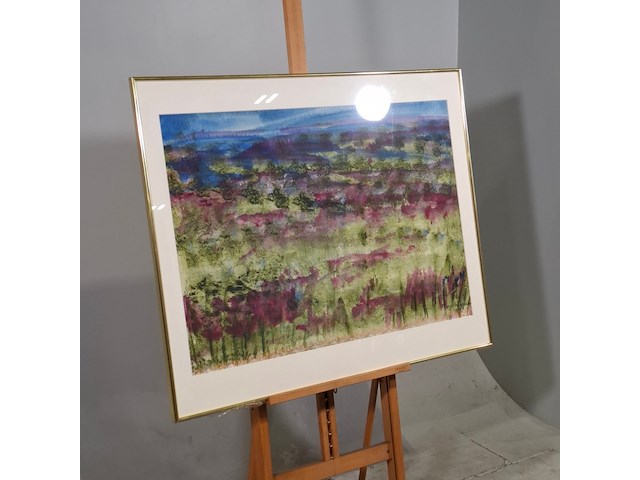 Schilderij, maya wildevuur, 1992 - afbeelding 2 van  7