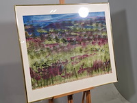 Schilderij, maya wildevuur, 1992 - afbeelding 2 van  7