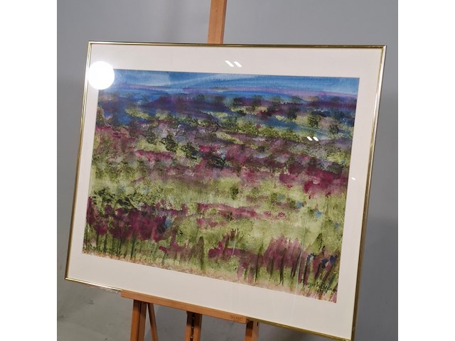 Schilderij, maya wildevuur, 1992 - afbeelding 3 van  7