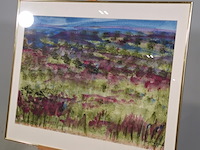 Schilderij, maya wildevuur, 1992 - afbeelding 3 van  7
