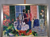 Schilderij, maya wildevuur, 1993 - afbeelding 2 van  8