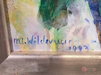 Schilderij, maya wildevuur, 1993 - afbeelding 3 van  8