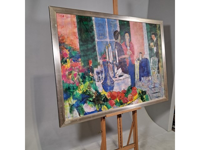 Schilderij, maya wildevuur, 1993 - afbeelding 4 van  8
