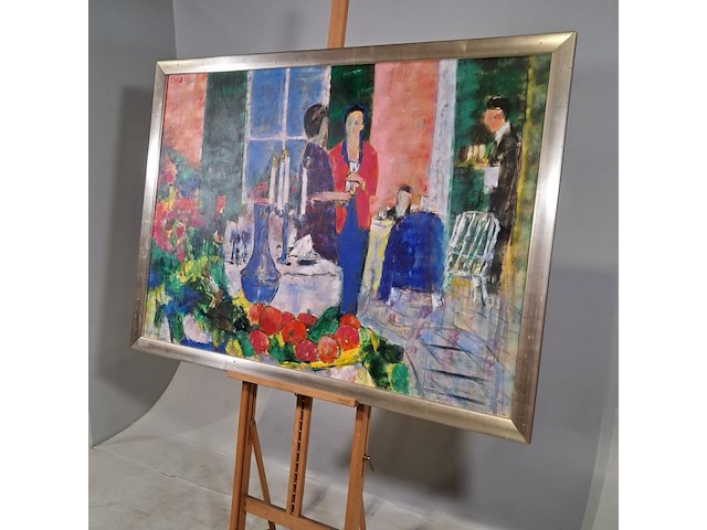 Schilderij, maya wildevuur, 1993 - afbeelding 5 van  8