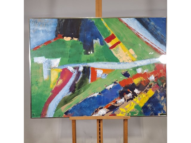 Schilderij, maya wildevuur, 1994 - afbeelding 2 van  8