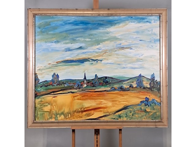 Schilderij, maya wildevuur, 1994 - afbeelding 3 van  10