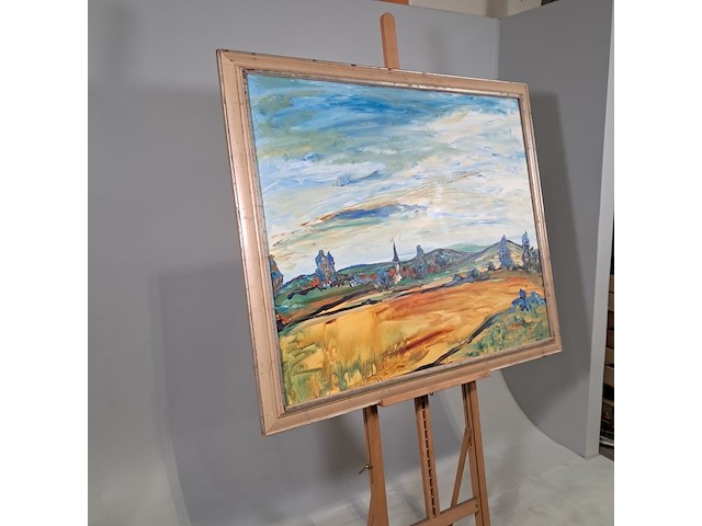 Schilderij, maya wildevuur, 1994 - afbeelding 4 van  10