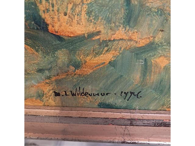 Schilderij, maya wildevuur, 1994 - afbeelding 6 van  10